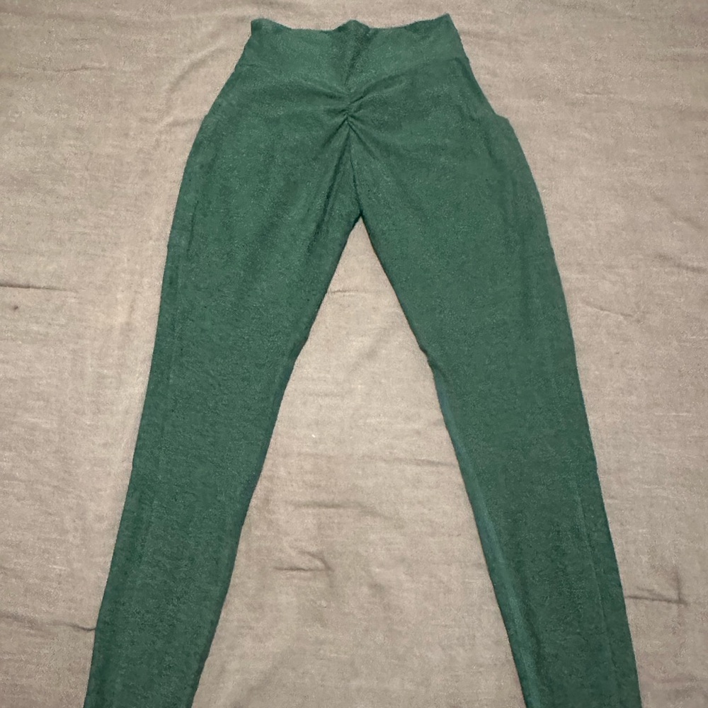 Bombshell Sportswear Dark Green High-Waist Leggings - Picture 4 of 4